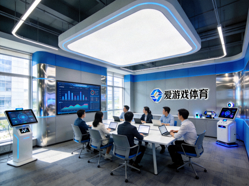 爱游戏体育公司总部办公环境实景 - 充满科技感与协作氛围的现代办公空间